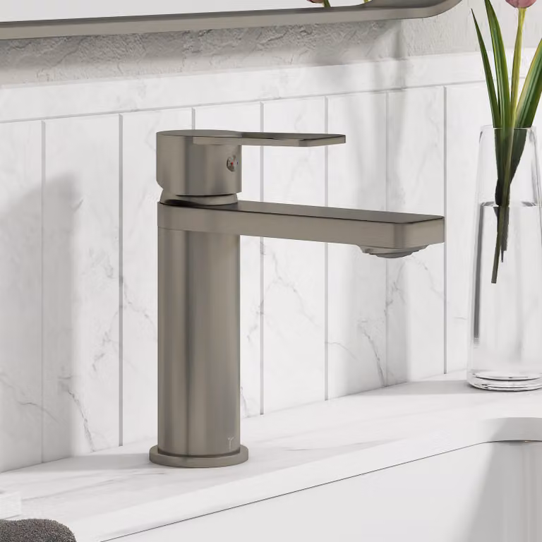 Royal Bathrooms Elara Mono Basin Mixer Tap in Gunmetal Grey