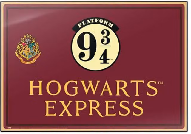 Grupo Erik Harry Potter Hogwarts Express Mouse Desk Mat - Red