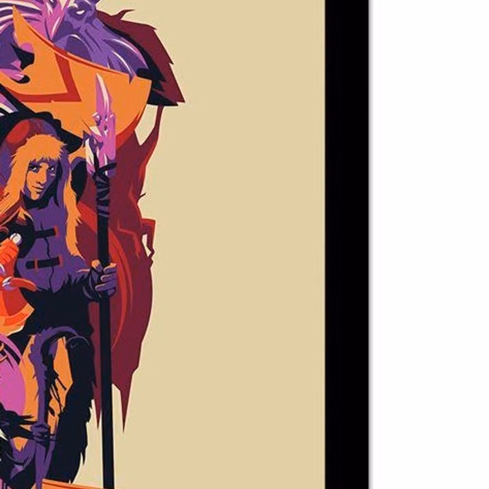 Dungeons & Dragons Adventuring Party 2 Multicolour Framed Paper Poster – 2