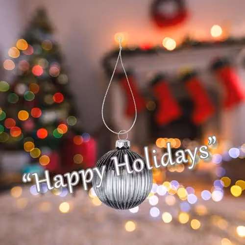 VFM e-Store Silver Glass Hanging Bauble Decoration for Christmas and Parties, W/D/H: 10 x 10 x 9 cm – 3
