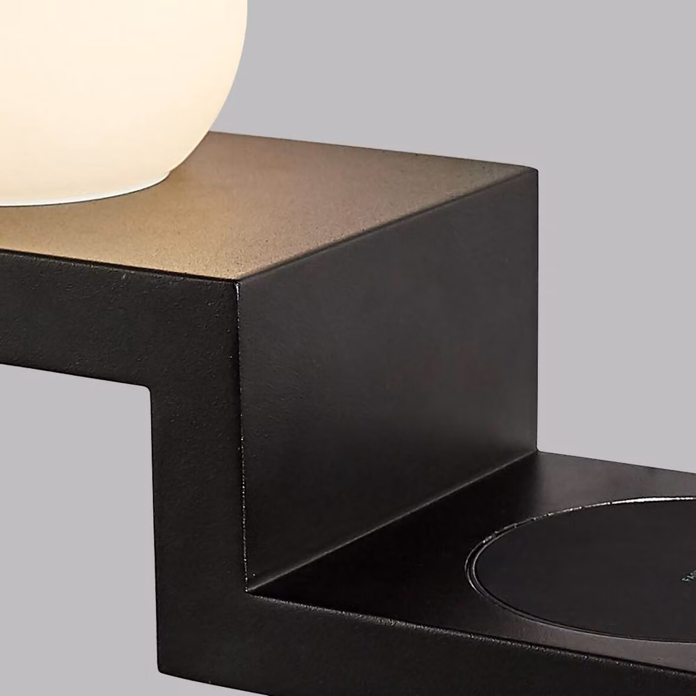 Netlighting Zanzibar LED Wall Lamp in Sand Black, 6W, 470lm – 4