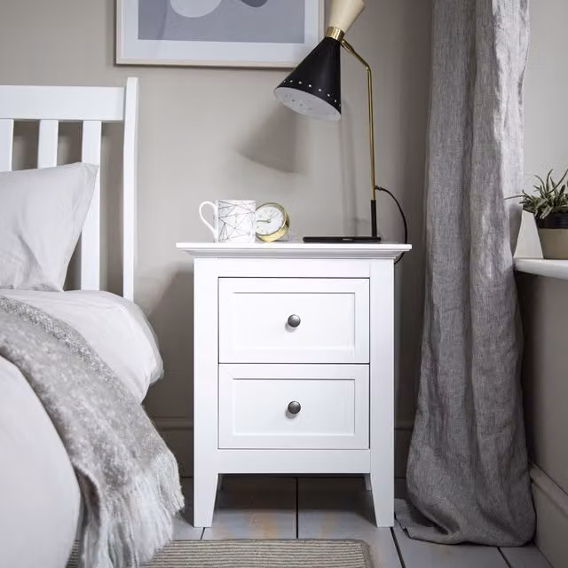 Noa and Nani Classic White Pine Bedside Table