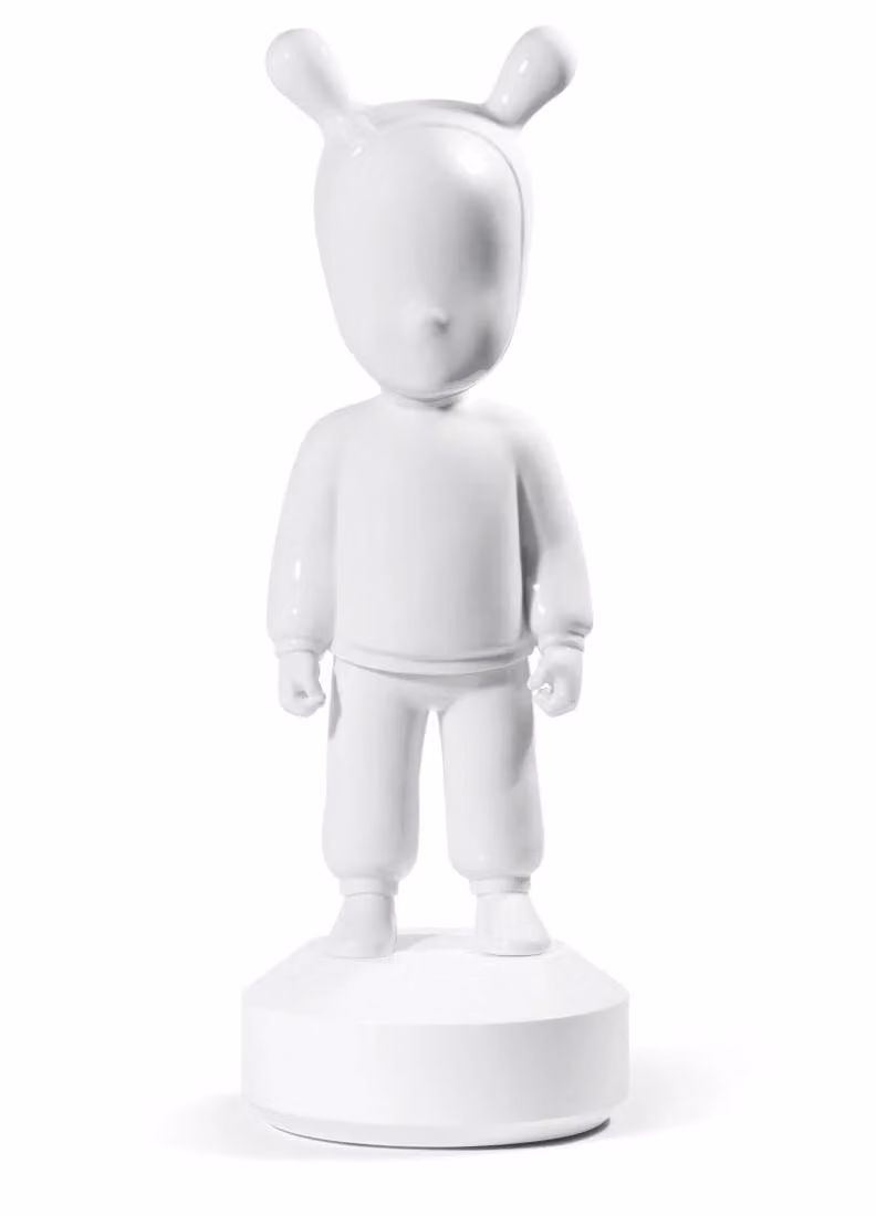 Lladró The White Guest Large Porcelain Figurine in White