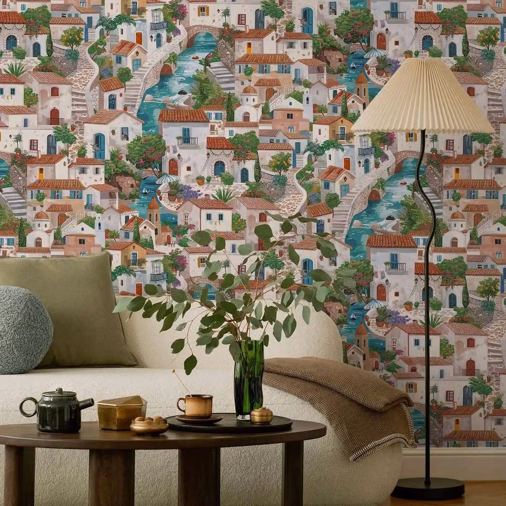 Holden Décor Italian Buildings Textured Wallpaper, Multicolour, Non-Woven Vinyl – 2