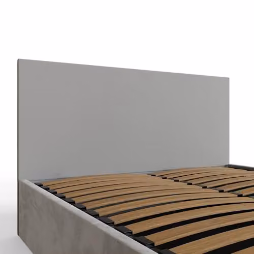 GFW Charcoal Grey Upholstered Fabric Ottoman Bed Frame with Hydraulic Lift and Stitched Headboard, W/D/H: 140 x 200 x 84 cm – 5