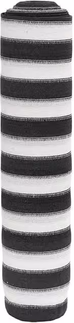 Berkfield Home Privacy Net in Anthracite, White and Black, HDPE 75 g/m2, W: 180 cm, L: 50 m – 1