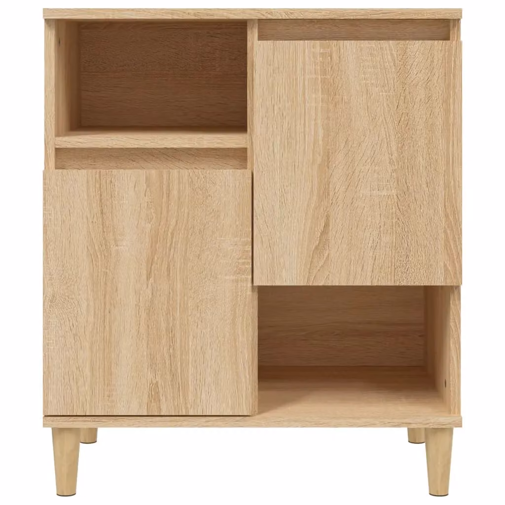 Berkfield Home Set of 2 Sonoma Oak Sideboards in Brown, W/D/H: 60 x 35 x 70 cm – 3