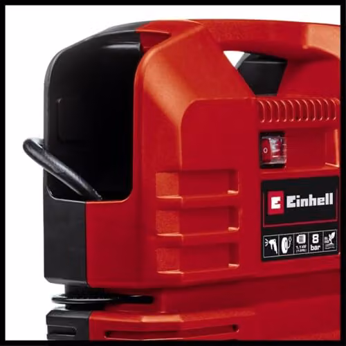 Einhell Portable Oil-Free Air Compressor with Gun, 8 Bar, 116 PSI, Red – 2