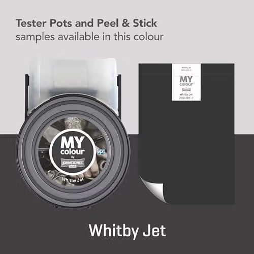 Johnstone's MY Colour Luxurious Durable Matt Paint in Black, 2.5L – 6