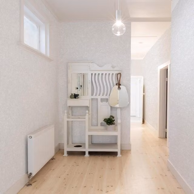 Superfresco White Paintable Hessian Texture Wallpaper