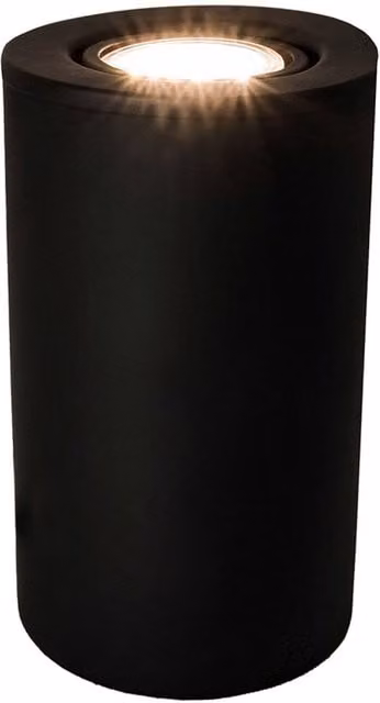 Happy Homewares Black Adjustable Uplighter Floor or Table Lamp with GU10 LED Capability – 1