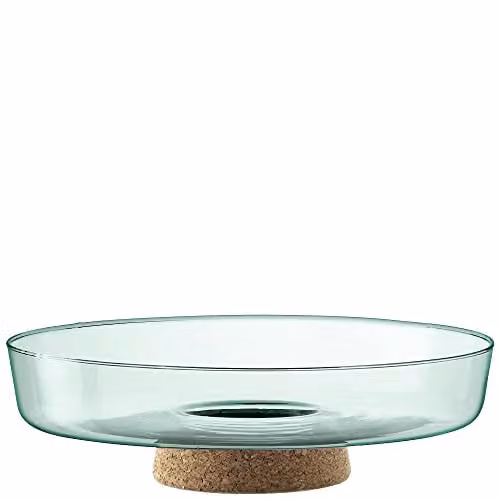 LSA International Canopy Glass Planting Bowl, Transparent, Diameter: 28 cm, Height: 8 cm – 1