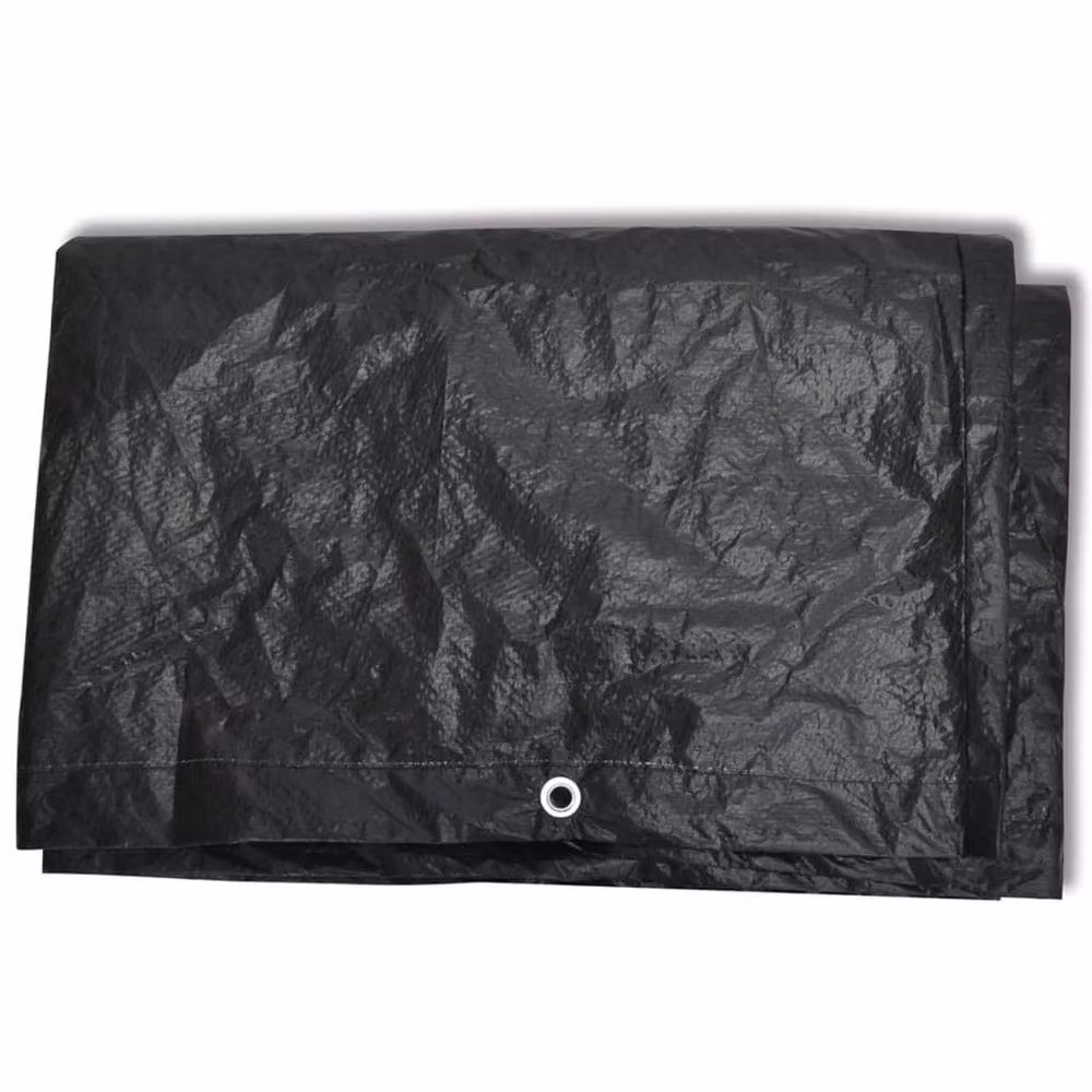 Berkfield Home Garden Furniture Covers, 2 Pack, Black, W/D/H: 122 x 112 x 98 cm – 5