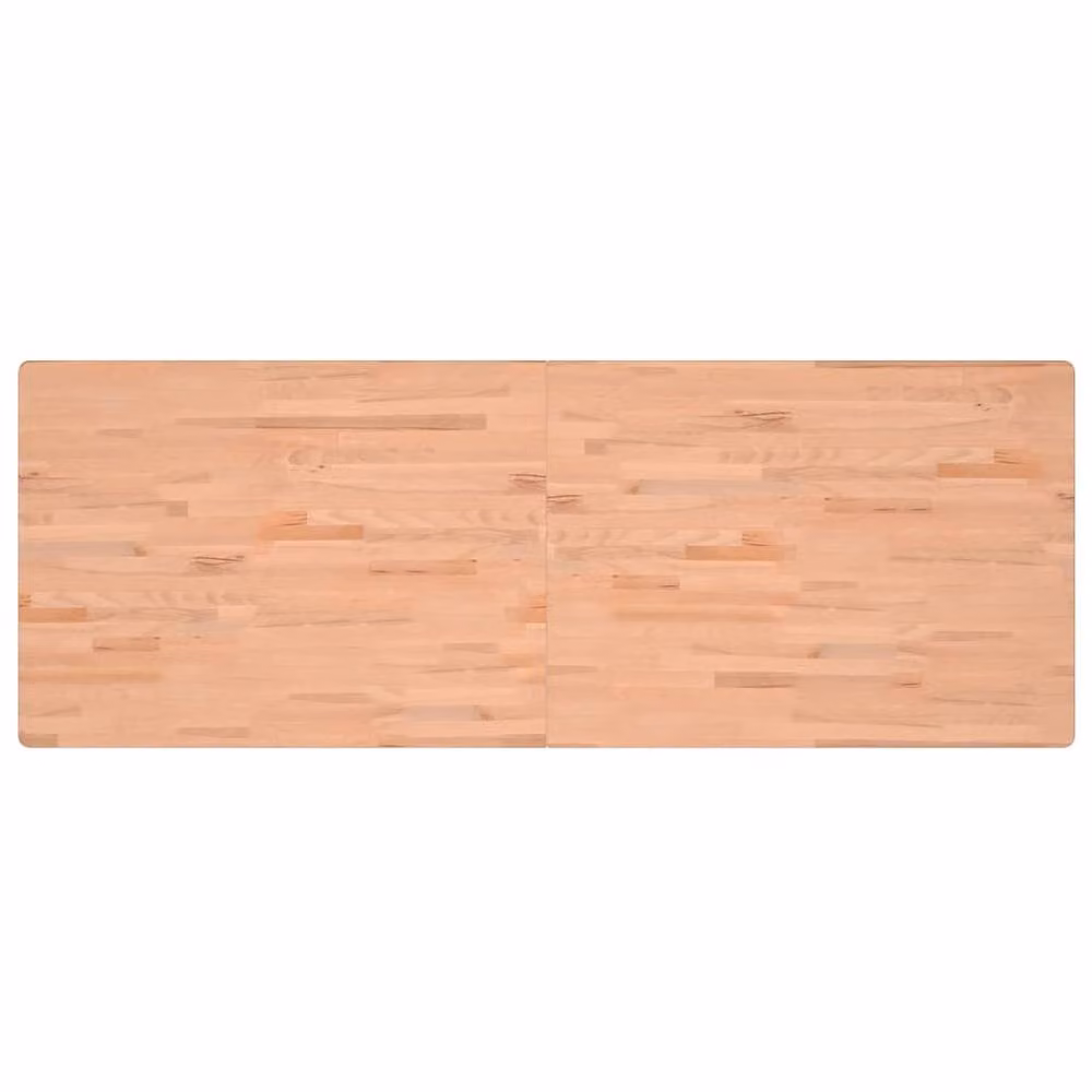Berkfield Home Solid Wood Beech Workbench Top in Brown, W: 150 cm, D: 55 cm, H: 2.5 cm – 2