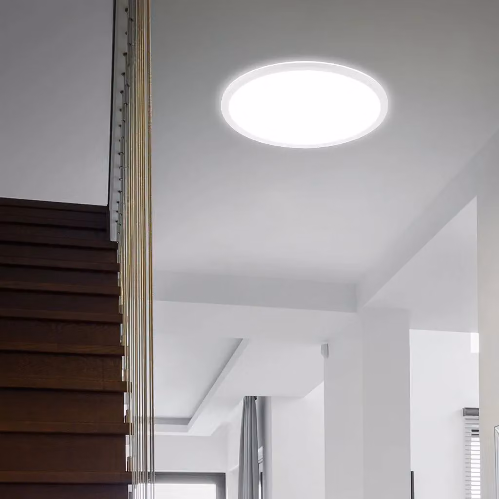 Briloner Round LED Ceiling Light, 30W, 3500 Lumen, 4000K Cool White, Diameter: 48 cm, White – 3