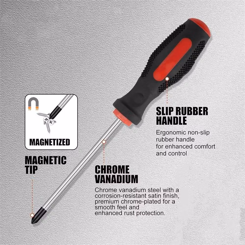 Havendro 66-Piece Magnetic Cross and Flat Head Screwdriver Set in Black – 2