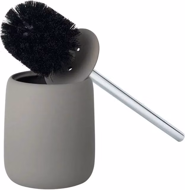 Blomus Sono Freestanding Toilet Brush with Stainless Steel Handle in Grey Satellite – 1