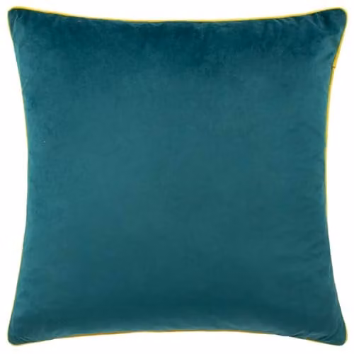 Riva Home Meridian Signature Collection Blue Square Polyester Cushion with Hollow Fibre Filling – 1