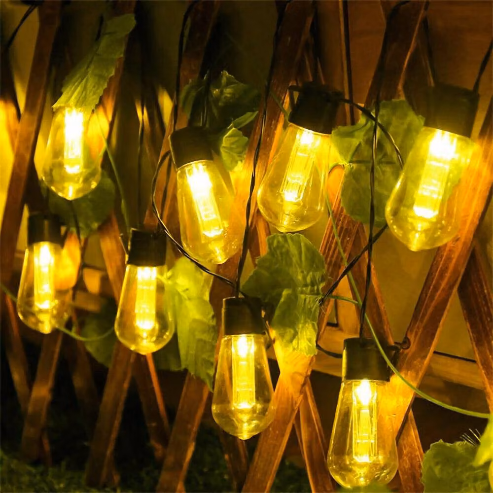 PAWNORA Solar Powered Warm White LED String Lights with 30 LEDs and 6.5m Length – 4