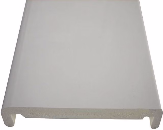 Freefoam White Fascia Box End Board, W/H: 41.0 x 40.4 cm, Thickness: 18 mm, Length: 1.25 m