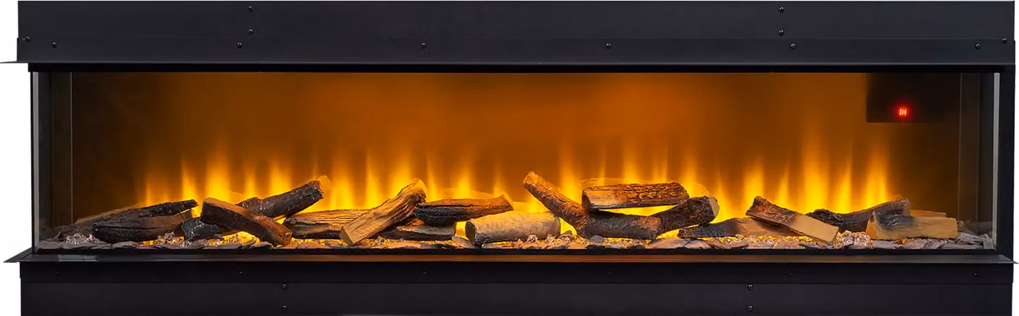 Acantha Aspire 150 Corner View Media Wall Electric Fire in Black – 2
