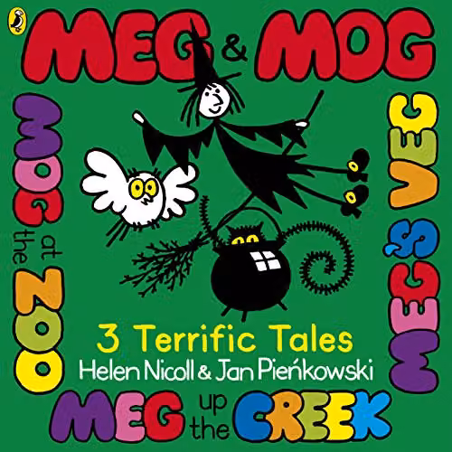 Meg & Mog: Three Terrific Tales by Puffin, Multicolour Paper Book