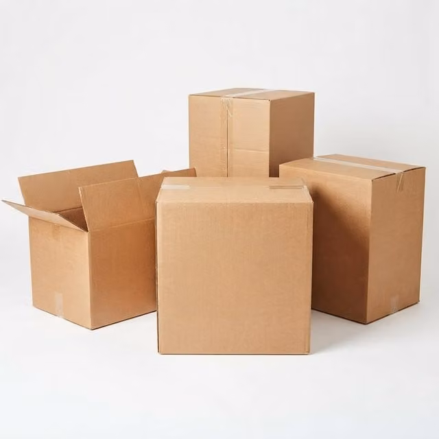Storm Trading Group 100 Brown Double Wall Corrugated Cardboard Boxes W/D/H: 60.96 x 45.72 x 45.72 cm