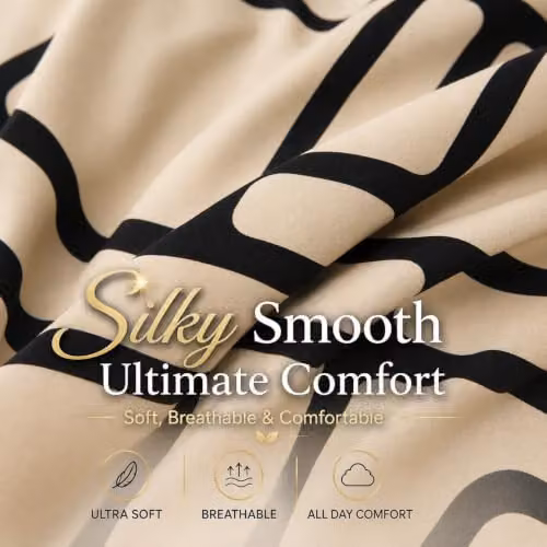 Pamposh Super King Reversible Duvet Set, Black, 3-Piece Microfibre Bedding Set with Concealed Zip Closure, W/D/H: 220 x 220 x 220 cm – 5