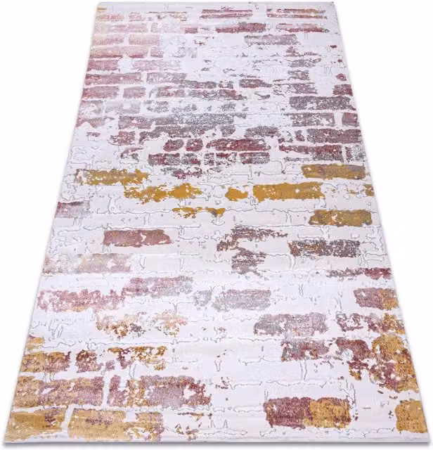 RugsX Abstract Pink and Multicolour Rectangular Rug, W: 80 cm, L: 150 cm – 1