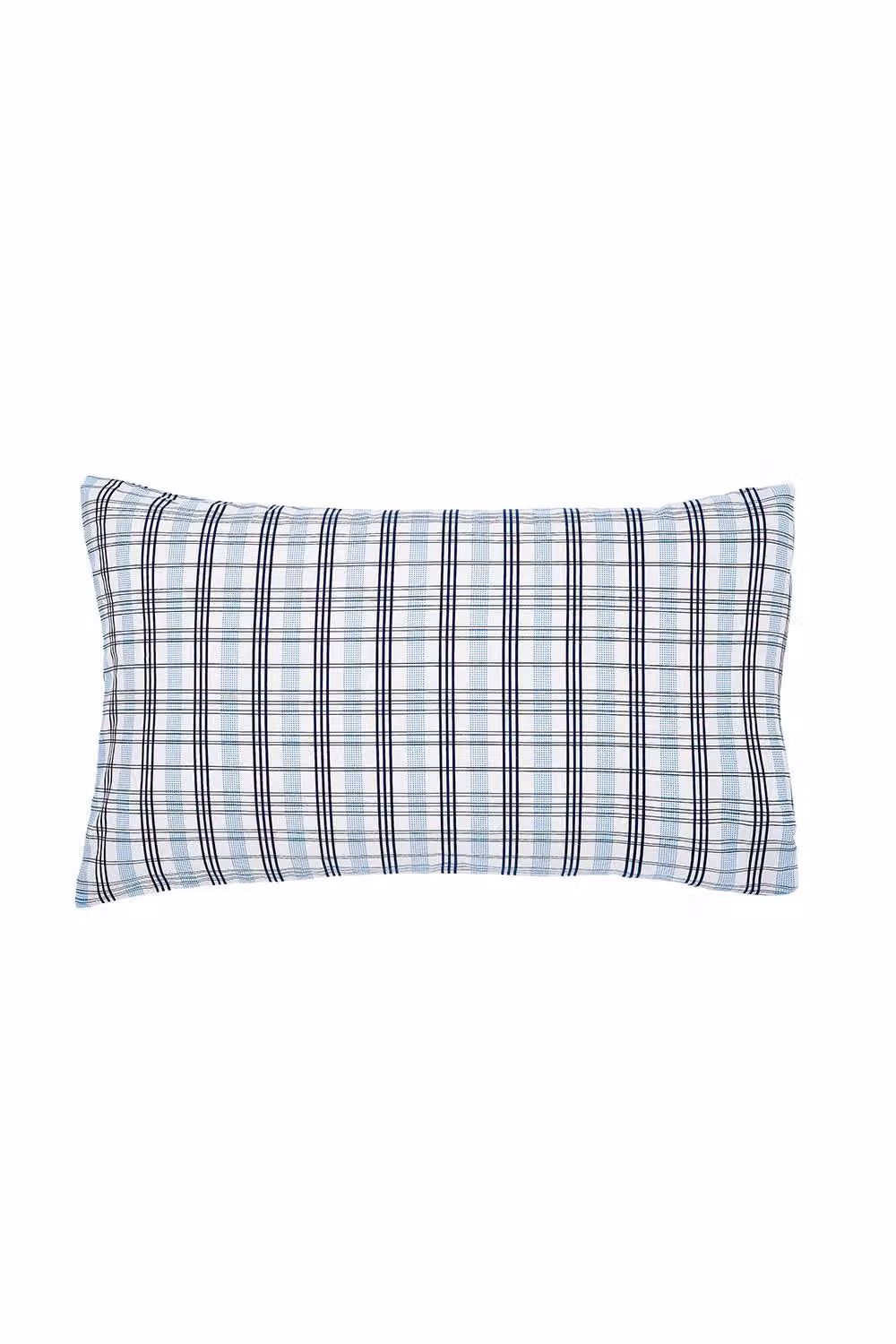 Helena Springfield Jones Check Reversible Brushed Cotton Duvet Cover and Pillowcase Set in Blue, W: 140 cm, H: 200 cm – 2