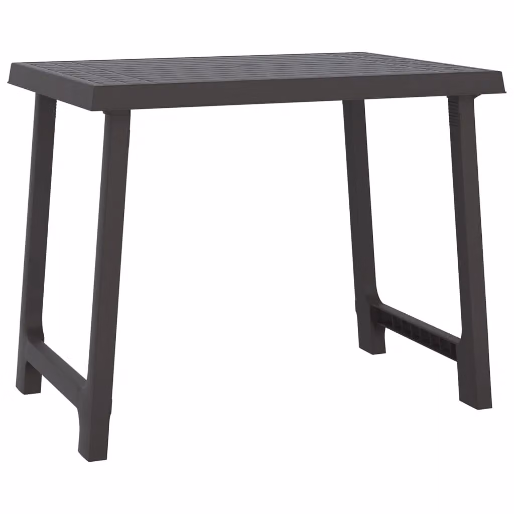Berkfield Home Camping Table in Anthracite and Black, W/D/H: 79 x 56 x 64 cm – 2