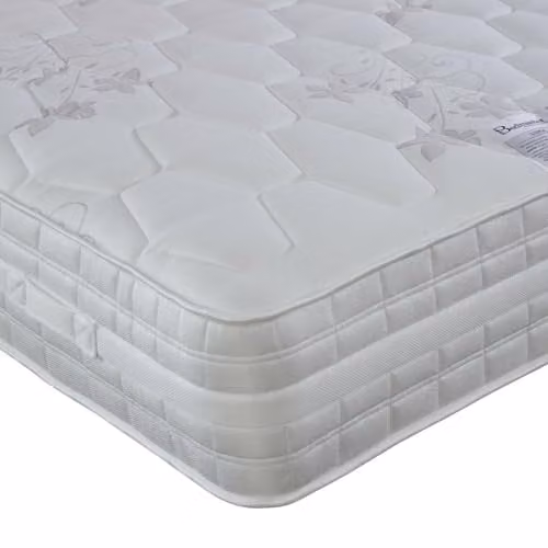 Bedmaster Luna 3000 Pocket Sprung Revo Foam Mattress in White, W/D/H: 90 x 190 x 25 cm