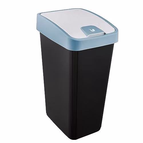 Keeeper Magne Waste Bin with Flip Lid, 45 l, Nordic Blue – 5