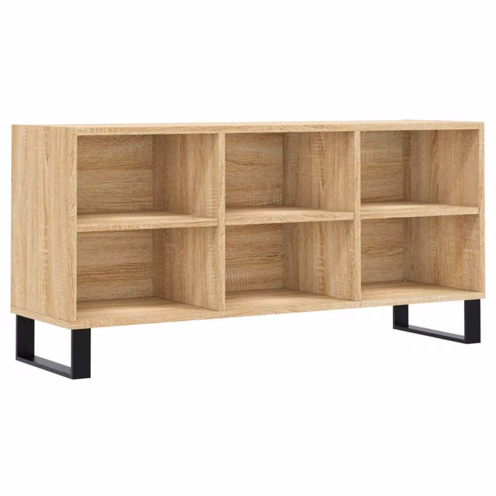 Berkfield Home TV Cabinet in Sonoma Oak Brown, W/D/H: 103.5 x 30 x 50 cm – 3