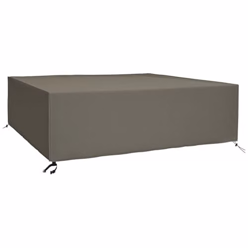 Outsunny Waterproof Oxford Cloth Corner Sofa Garden Furniture Cover in Grey, W: 230 cm, D: 230 cm, H: 70 cm – 1