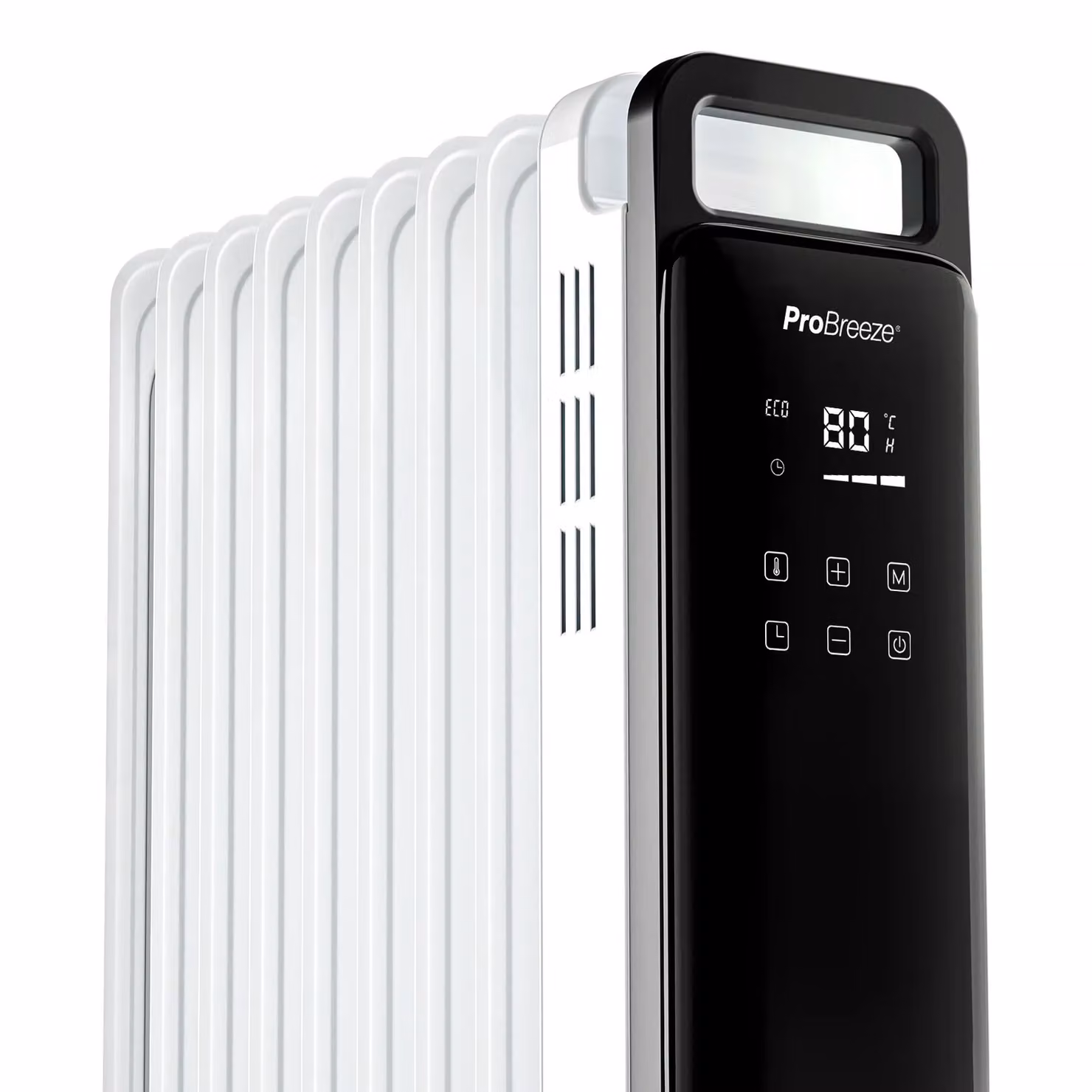 Pro Breeze 2500W 11-Fin Oil Filled Radiator with Digital Display and Smart App Control, White – 5