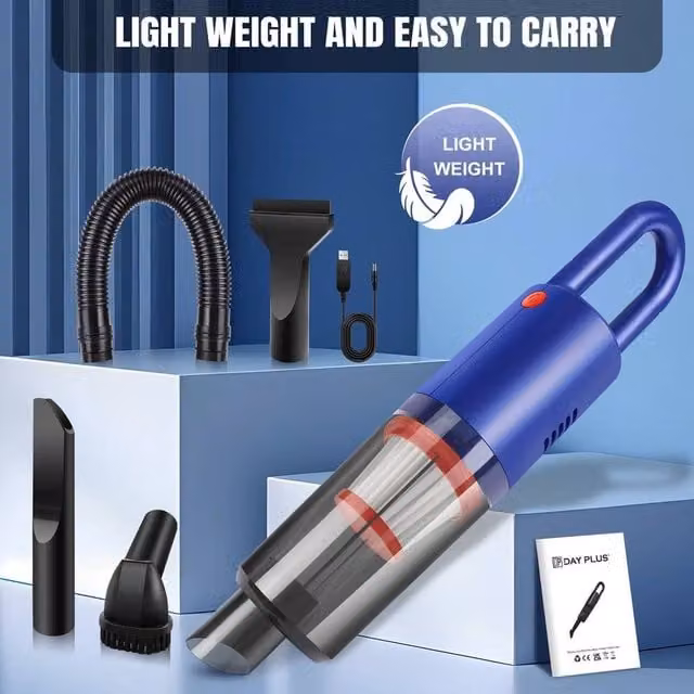 EONLION Cordless Handheld Rechargeable Vacuum Cleaner in Blue – 1