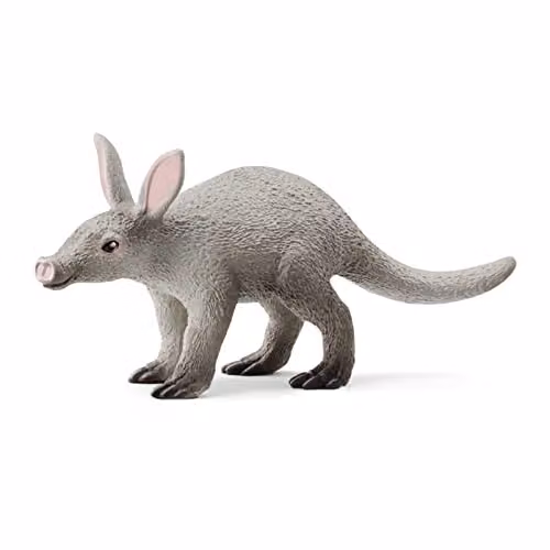 Schleich Wild Life Aardvark Toy Figurine in Grey