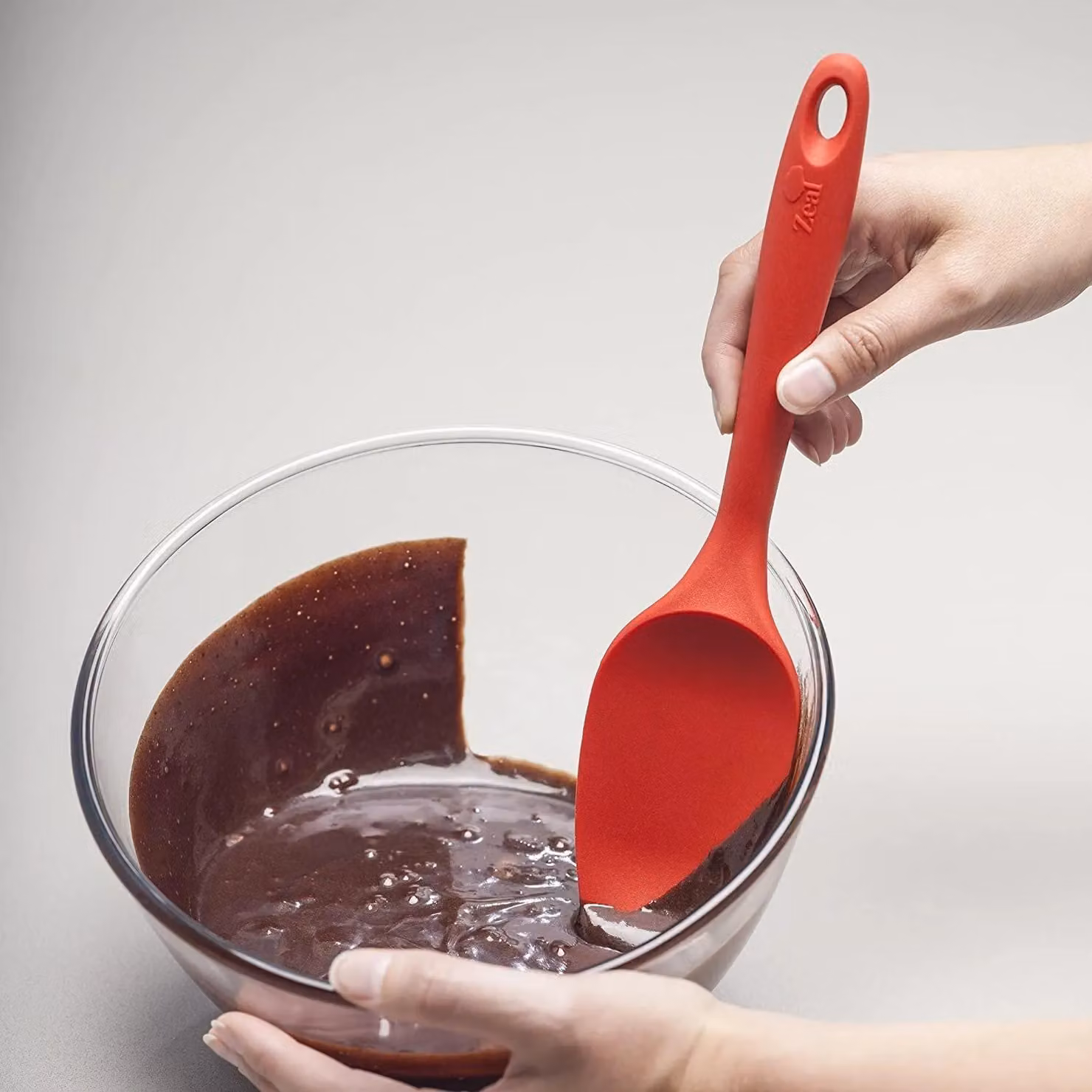 Zeal Red Silicone Non-Scratch Spatula Spoon, 26cm – 4