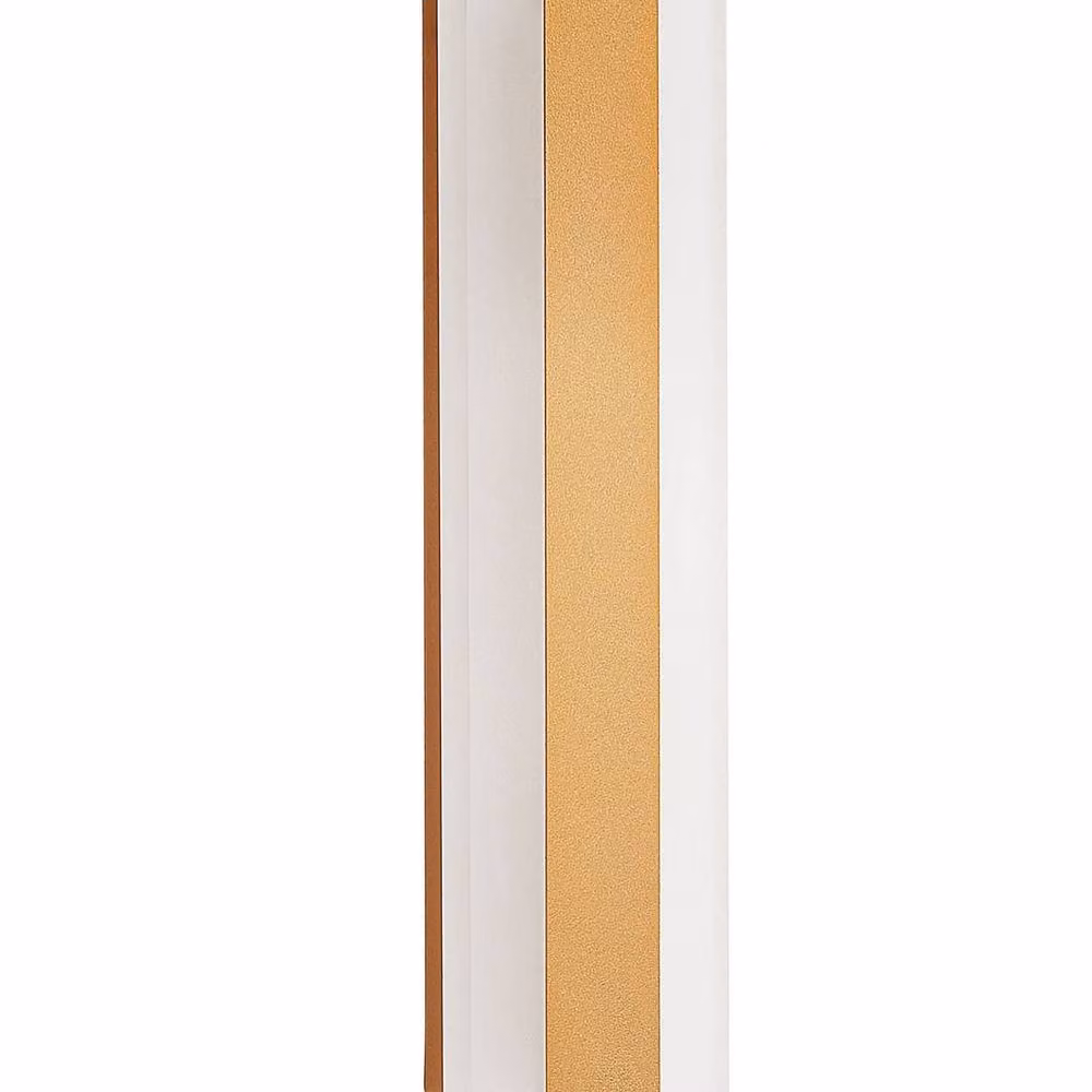 Wyld and Coco Modern LED Outdoor Up and Down Wall Light in Gold/Brass, Height: 30 cm – 2