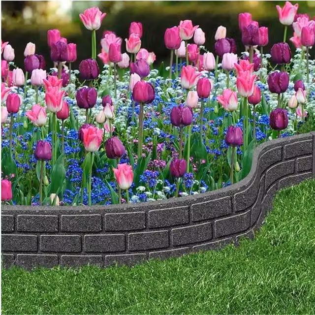 Primeur Grey Brick Rubber Edging