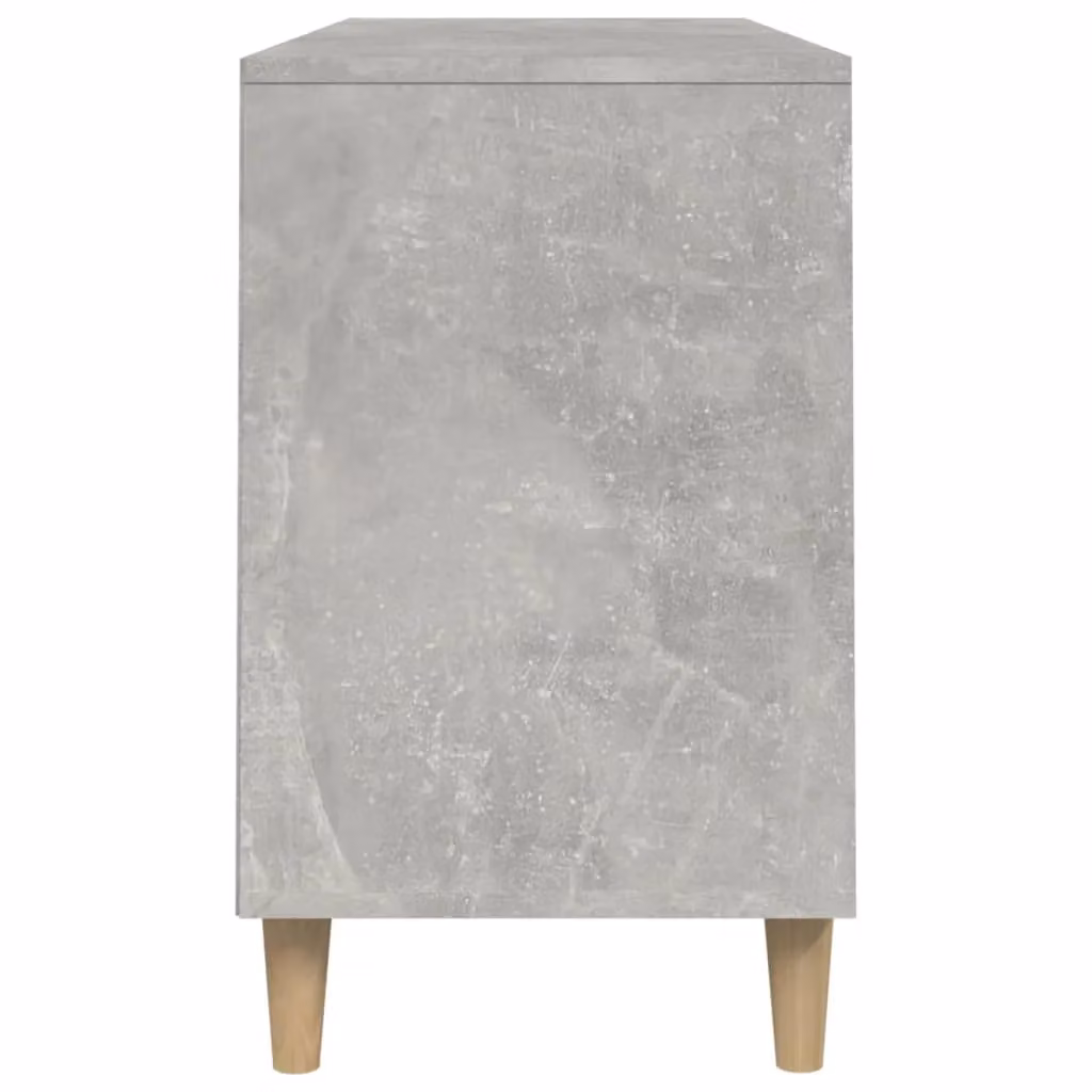 Berkfield Home Modern Grey Shoe Cabinet with Integrated Seat, W/D/H: 102 x 36 x 60 cm – 3