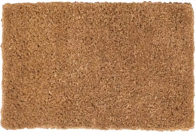 Nicola Spring Handmade Coir Door Mat, Brown and Beige, W: 90 cm, D: 60 cm, H: 3 cm – 5