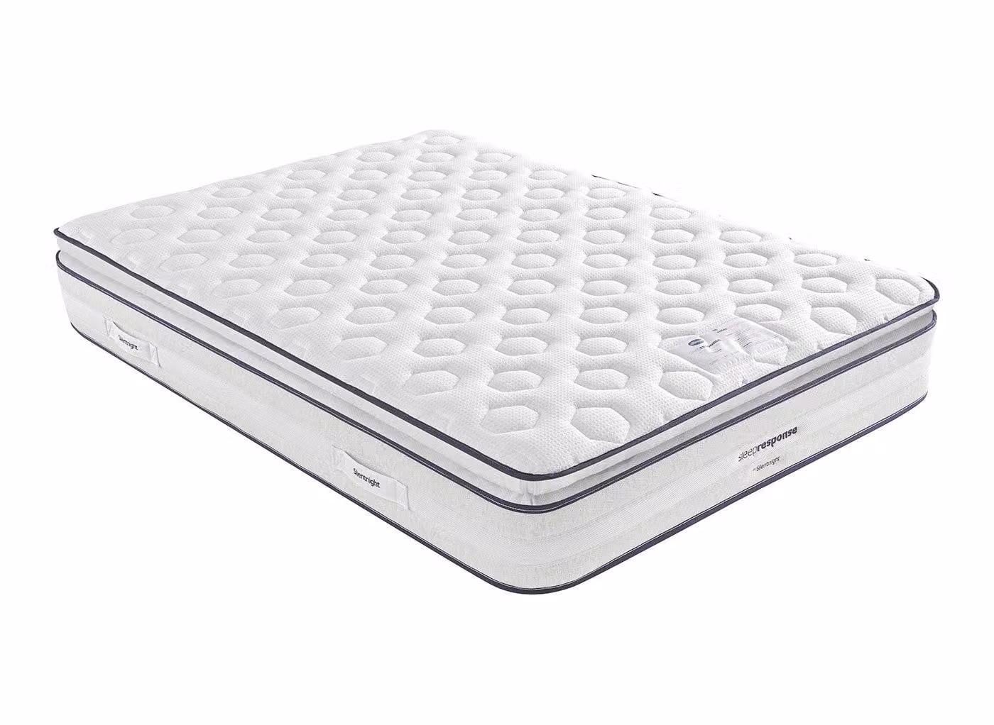 Silentnight SleepResponse Reflex 2200 Hybrid Combination Mattress in White