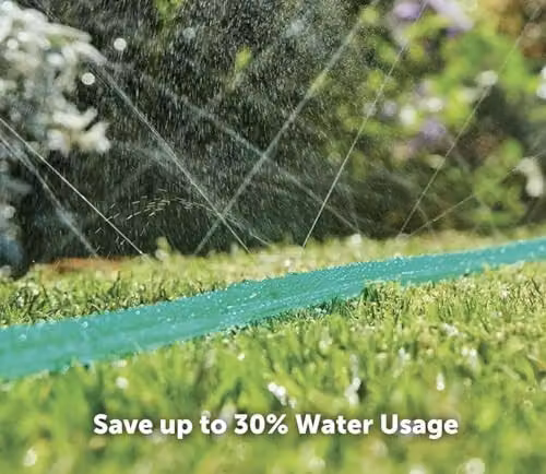 MantraRaj Heavy Duty Green Soaker Hose Pipe, 7.5 Metre Drip Irrigation Flat Sprinkler for Garden and Lawn – 5