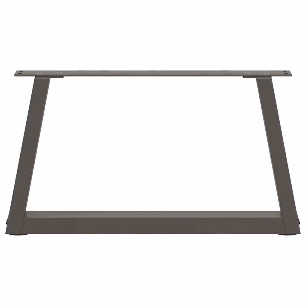 Berkfield Home V-Shape Dining Table Legs, 2 Piece Steel Set in Anthracite Black, H: 60 cm, W: 30-31.3 cm – 3