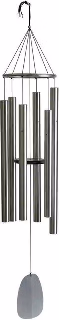 Woodstock Chimes Bells of Paradise Extra Large Outdoor Wind Chime in Silver – 1