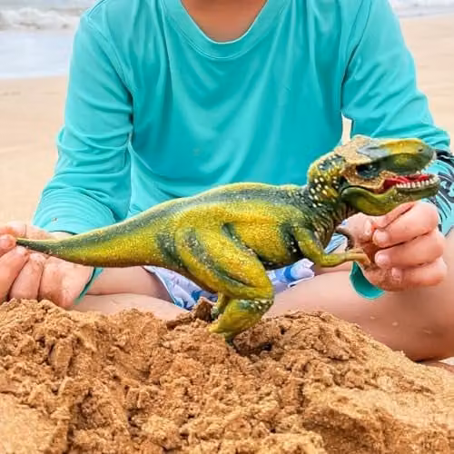 Schleich Green Tyrannosaurus Rex Dino Figurine – 3