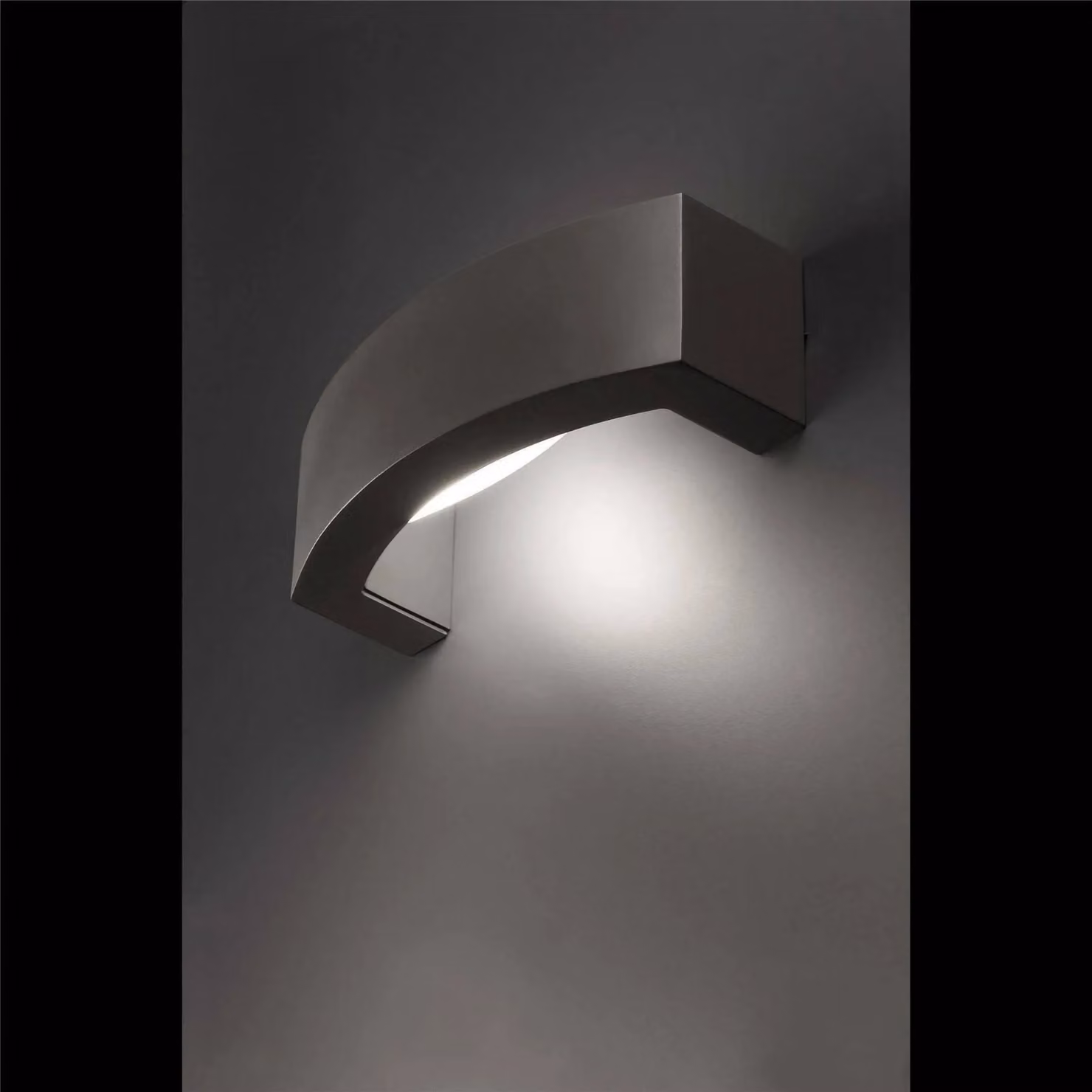 Netlighting Ancora Outdoor Wall Light, Dark Grey with Transparent Glass, IP44, E27 – 2