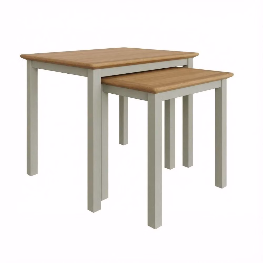 FWStyle Taberno Nest of 2 Tables in Sage Green – 2
